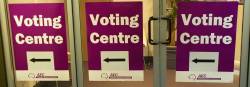 Voting Centre signs